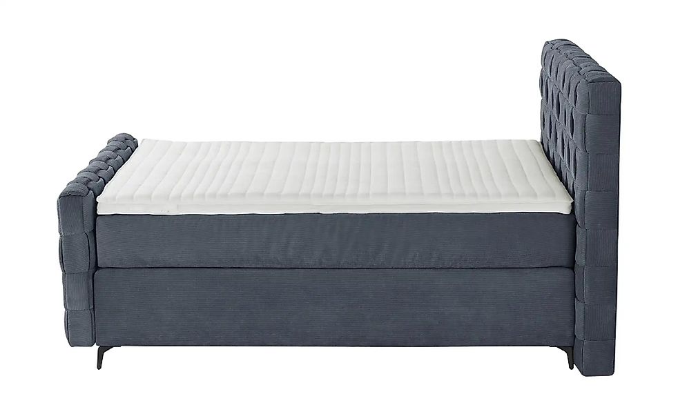 Wohnwert Boxspringbett  Tefla ¦ grau ¦ Maße (cm): B: 182 H: 132,5 Betten > günstig online kaufen