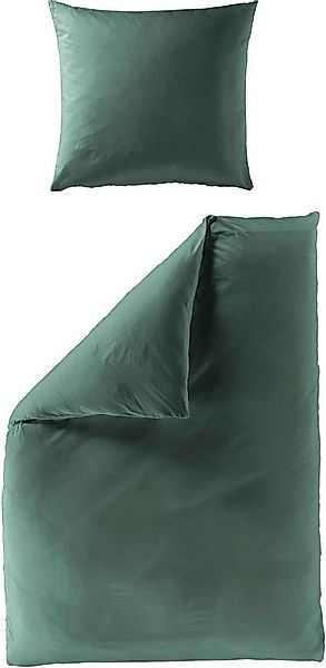 BIERBAUM Bettwäsche Biber Uni, Biber, 2 teilig, Schlichtes Unidesign: Zeitl günstig online kaufen