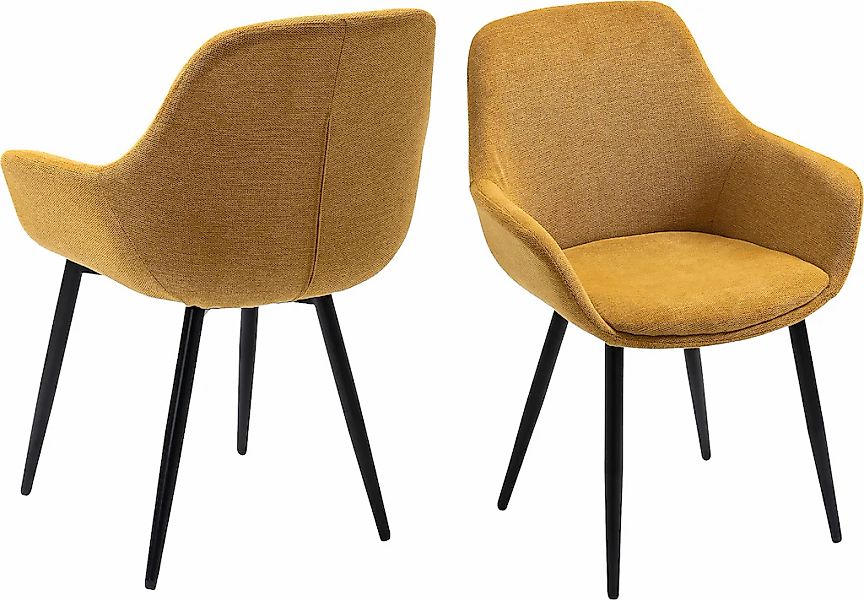 SalesFever Armlehnstuhl "Komfortabler Esszimmerstuhl zum Relaxen" (Set) 2 S günstig online kaufen