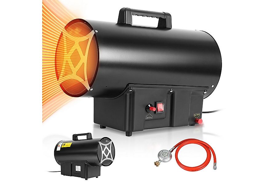 Clanmacy Heizlüfter 30KW Gasheizgebläse Gasheizer Heizgerät Gasstrahler Gas günstig online kaufen