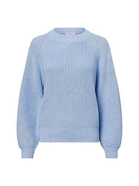 s.Oliver Strickpullover Strickpullover mit Raglan-Ärmeln und Rippbündchen günstig online kaufen