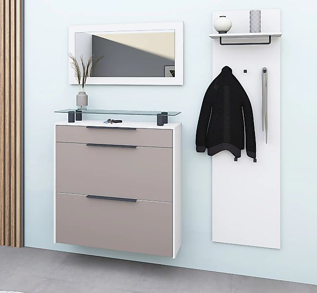 borchardt Möbel Garderoben-Set "Tom" 3 Stk. tlg. günstig online kaufen