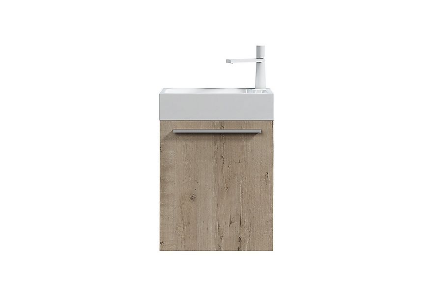 doporro Badezimmer-Set Badmöbel-Set Gäste WC Waschbecken Waschtisch mit Unt günstig online kaufen