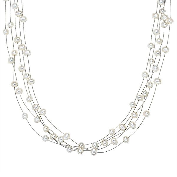 Valero Pearls Perlenkette silber, aus Sterling günstig online kaufen