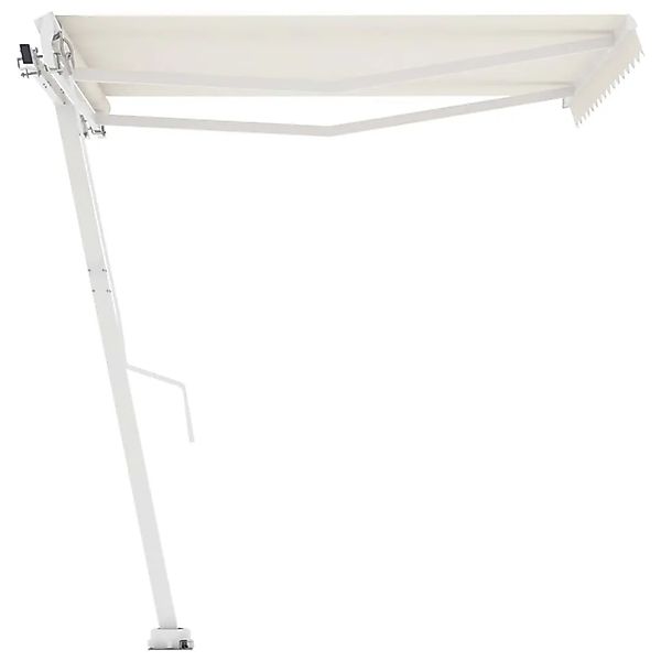 vidaXL Standmarkise Manuell Einziehbar 350x250 cm Creme 3069517 günstig online kaufen