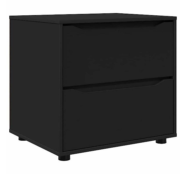 vidaXL Fächerschrank Aufbewahrungsschrank Schwarz 60 x 48 x 57 cm Holzwerks günstig online kaufen