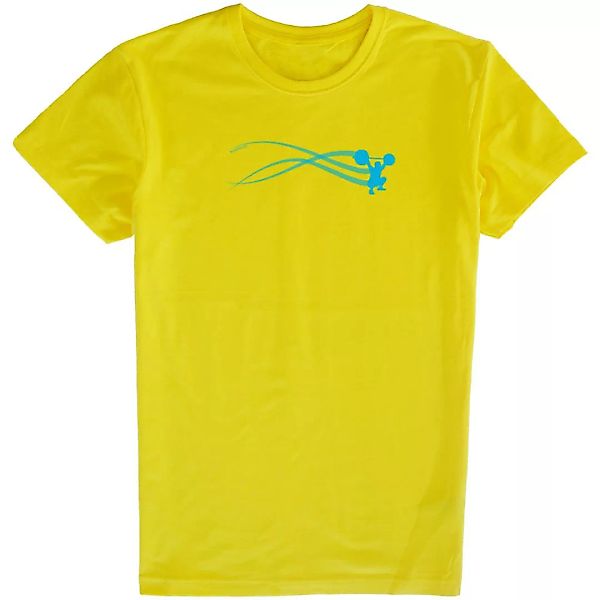 Kruskis Train Estella Kurzärmeliges T-shirt M Yellow günstig online kaufen