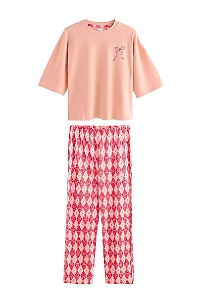 Next Pyjama Kurzärmeliger Baumwoll-Pyjama (2 tlg) günstig online kaufen
