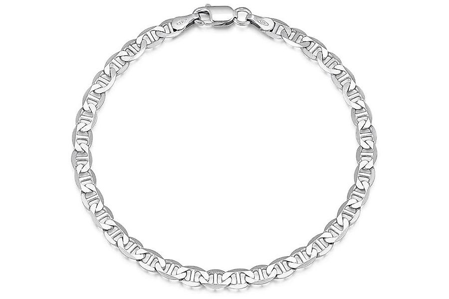 Silberkettenstore Silberarmband Stegpanzerkette Armband 4mm - günstig online kaufen