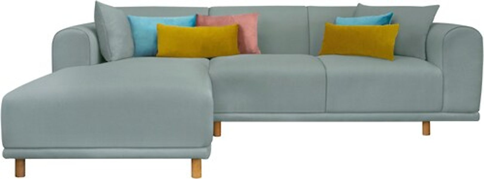 OTTO home Ecksofa »Maroon L-Form« in skandinavischem Design, mit losen Kiss günstig online kaufen