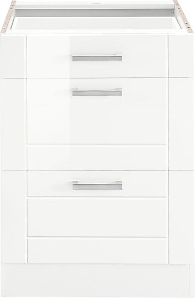 KOCHSTATION Auszugsunterschrank "KS-Tinnum", 60 cm breit, MDF-Fronten, Meta günstig online kaufen