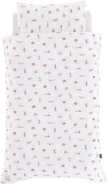 Träumeland Babybettwäsche "Jersey Cats & Dogs" 2 Stk. tlg. mit niedlichem A günstig online kaufen