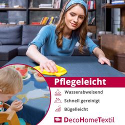 DecoHomeTextil Heimtextilmanufaktur Tischdecke Leinen Optik Tischdecke günstig online kaufen
