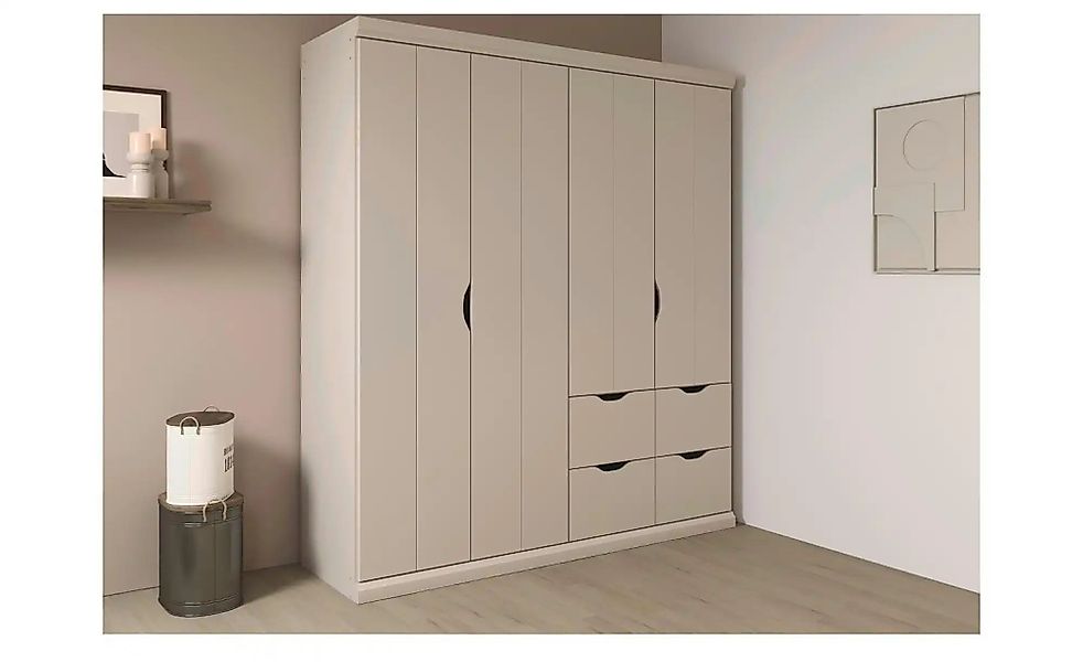 Kleiderschrank mit Schubladen Frieda ¦ creme ¦ Maße (cm): B: 181 H: 203 Sch günstig online kaufen