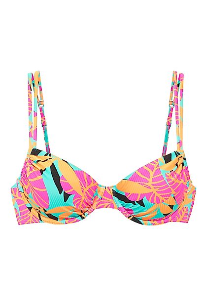 Buffalo Bügel-Bikini-Top "Skylar" in modischer Rippenoptik günstig online kaufen