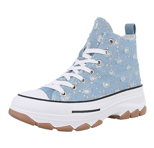 Ital-Design Damen High-Top Freizeit Sneakerboots (89246701) Flach Sneakers günstig online kaufen