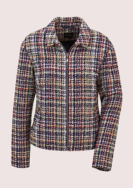 MADELEINE Jackenblazer "Tweedblazer Moderner Kurzblazer mit Zipper" Edler M günstig online kaufen