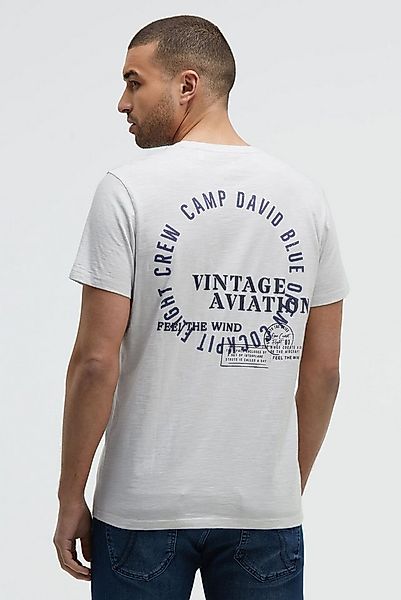 CAMP DAVID Rundhalsshirt mit Kontrastnähten günstig online kaufen