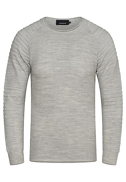 CARISMA Strickpullover CRHAMAR Feinstrick mit Biker-Steppung günstig online kaufen