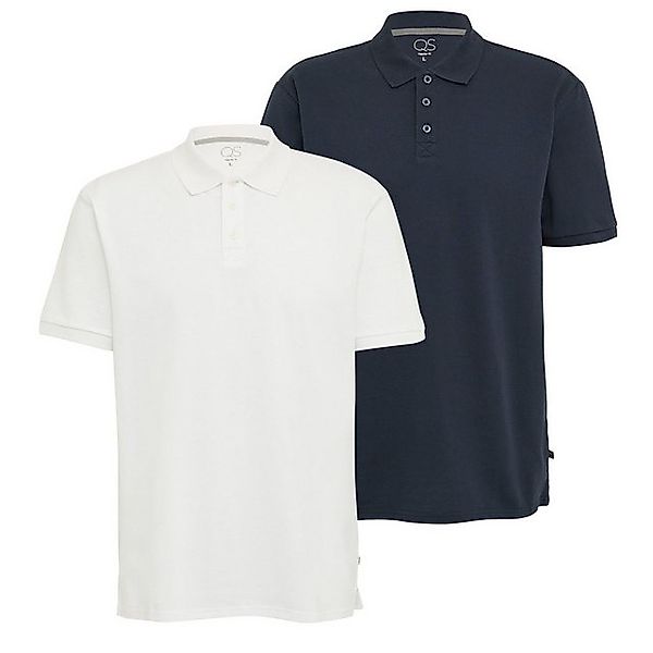 QS Poloshirt Polo-Shirt Kragen, Knöpfe, Regular fit, kurzarm, 2er Pack günstig online kaufen