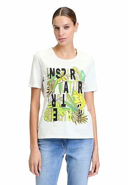 Betty Barclay Kurzarmshirt "Damen mit Aufdruck" 1 Stk. Glitzersteine günstig online kaufen