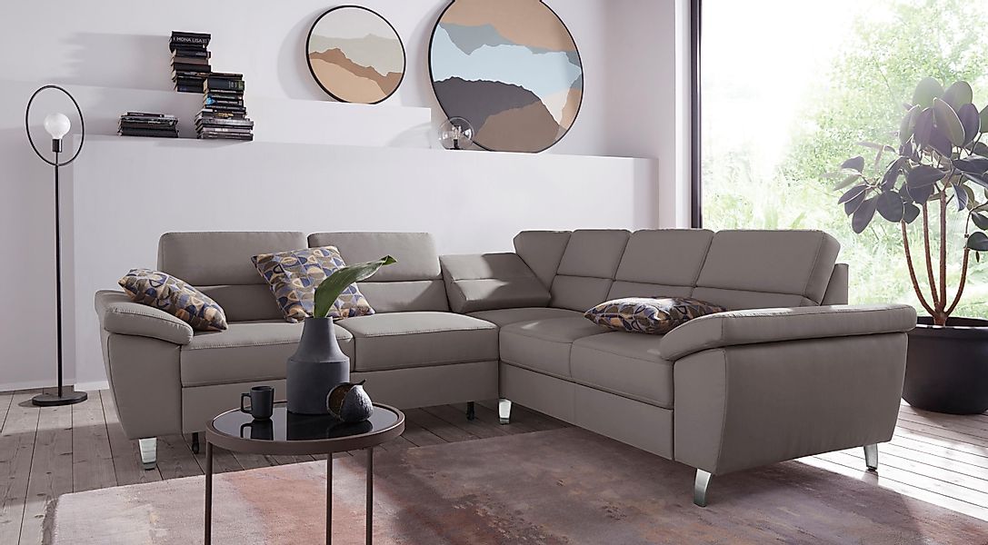 sit&more Ecksofa "Sorano L-Form", wahlweise mit Bett- und Relaxfunktion, in günstig online kaufen