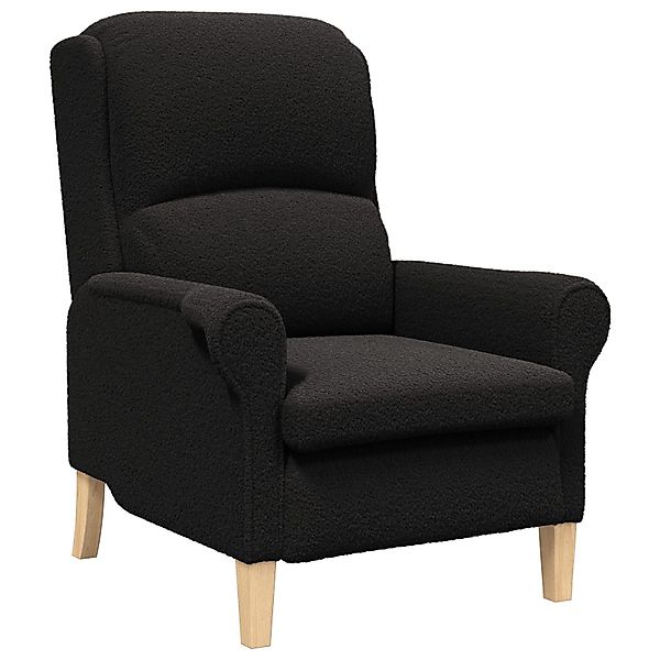 vidaXL Sessel Ergonomischer Sessel Schwarz Stoff, günstig online kaufen