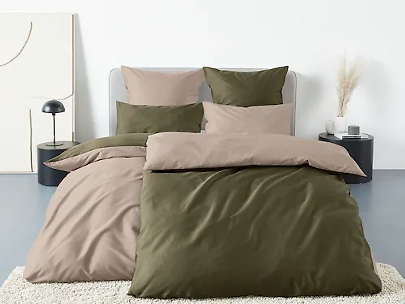 OTTO home Bettwäsche »Mila2« 2 Stk. tlg. Mako-Satin aus 100% Baumwolle, Grö günstig online kaufen