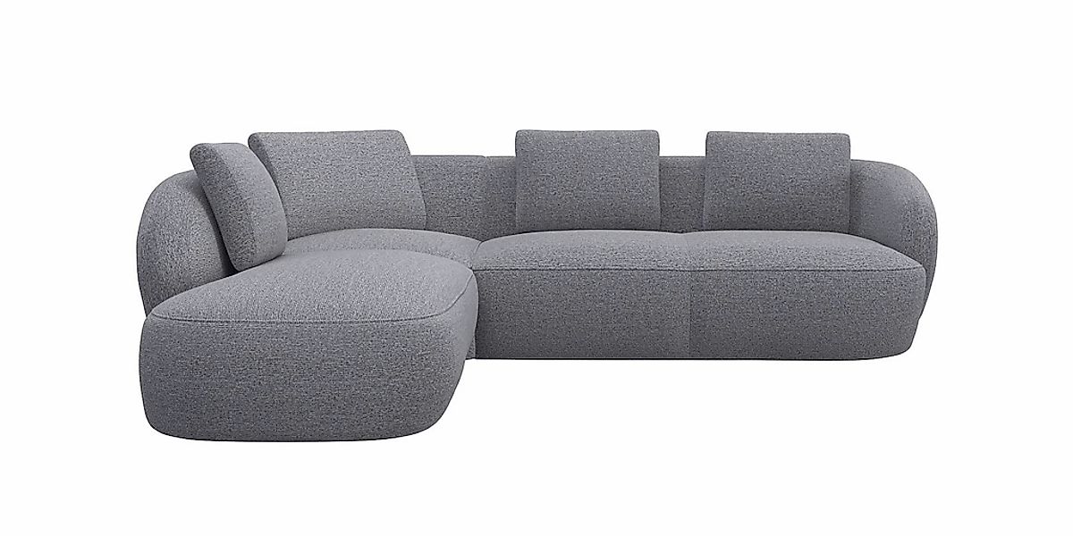 FLEXLUX "Torino, rund, L-Form, Sofa-Ecke mit Ottomane" Modernes, organische günstig online kaufen
