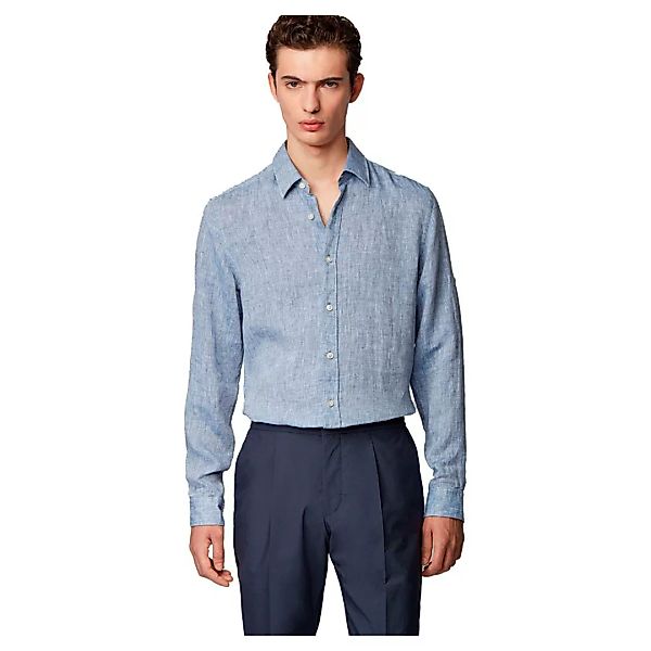 Boss Lukas Langarm Hemd M Dark Blue günstig online kaufen