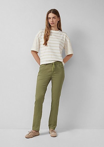 s.Oliver Chinos Hose Slim Fit-Hose aus Baumwollsatin günstig online kaufen