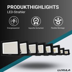 LUXULA LED Flutlichtstrahler LED-Fluter, 100 W, günstig online kaufen
