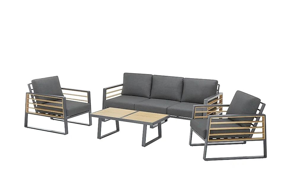 Lounge Set  Lido ¦ grau Garten > Gartenmöbel > Gartenmöbelsets - Höffner günstig online kaufen