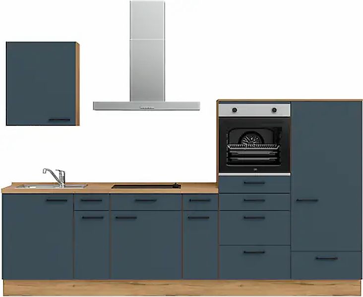 nobilia® Küchenzeile »"Easytouch I"«, vormontiert, Ausrichtung wählbar, Bre günstig online kaufen