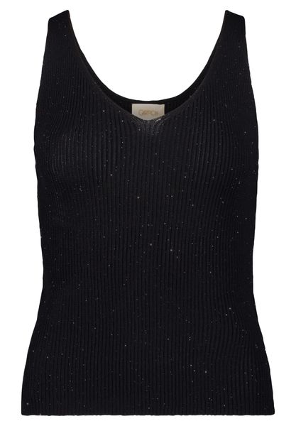 Cartoon Trägertop Damen Strick-Top im Glitzer-Look günstig online kaufen