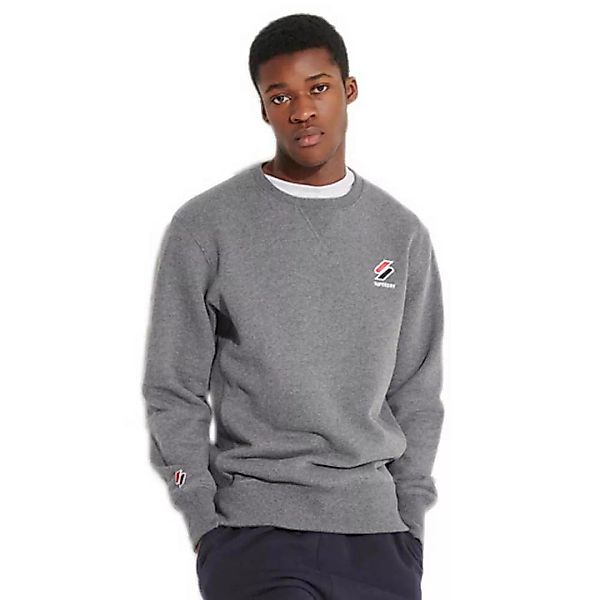 Superdry Sportstyle Essential Crew Sweatshirt M Mid Grey Marl günstig online kaufen