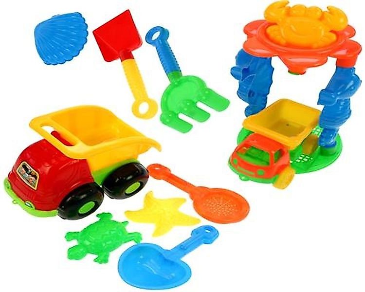 HAC24 Sandform-Set Sandspielzeug Set Sandkasten Spielzeug Strandspielzeug, günstig online kaufen