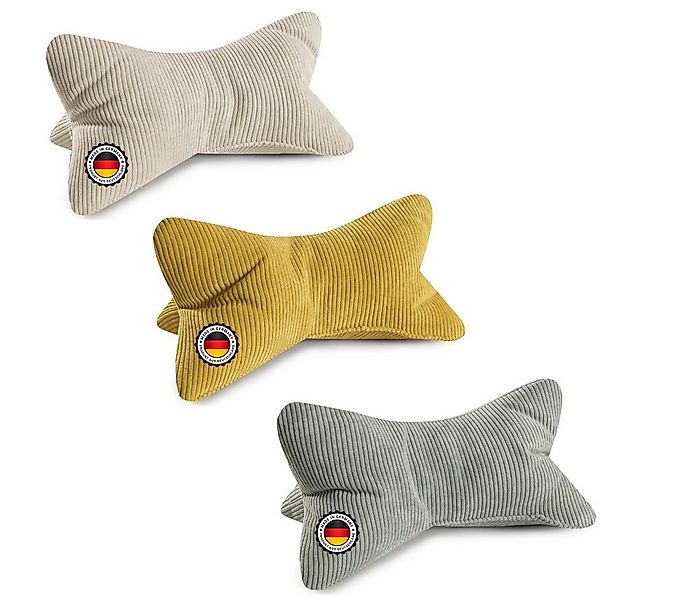 Bonvionn Kopfkissen 3er Set Selma Leseknochen, Füllung: Polyester, Spar-Set günstig online kaufen