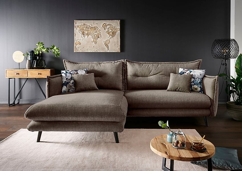 INOSIGN Ecksofa Lazio modernes Design, bequem, günstig online kaufen