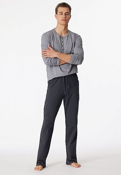 Schiesser Pyjama selected! premium inspiration (2 tlg) mit praktischer Knop günstig online kaufen