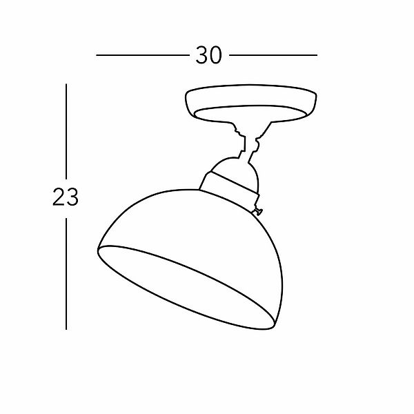 KOLARZ Deckenlampe Nonna, Ø 30 cm, Zitronen, Rand glatt günstig online kaufen