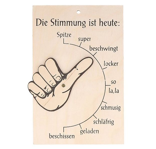 Spruchreif® Hängedekoration Stimmungsbarometer (1 St) günstig online kaufen