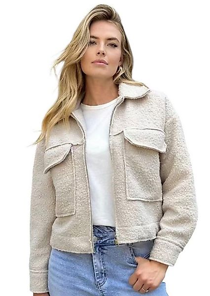 Worldclassca Fellimitatjacke Worldclassca Bomberjacke Zip Trench Teddy Jack günstig online kaufen