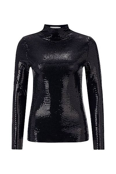 Rich & Royal Kurzarmhemd Metallic roll neck 890 günstig online kaufen