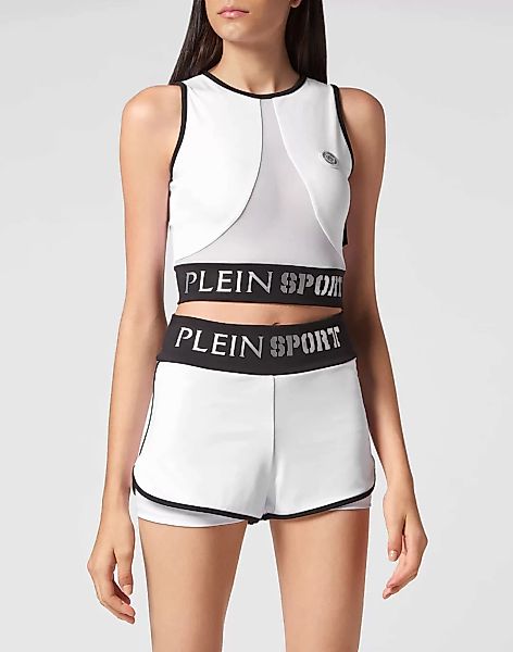 PLEIN SPORT Lauftop "Sport Top Cropped Top" günstig online kaufen