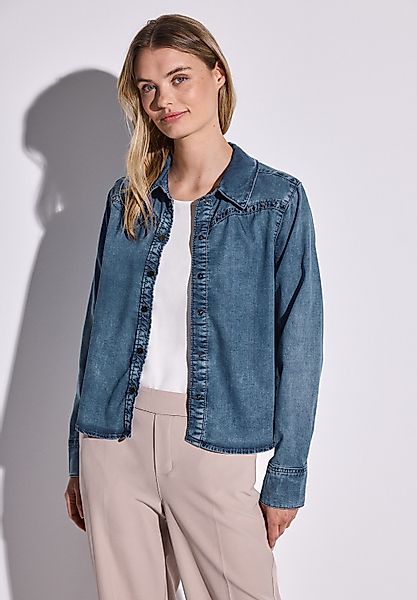 STREET ONE Jeansbluse, mit Knopfleiste günstig online kaufen