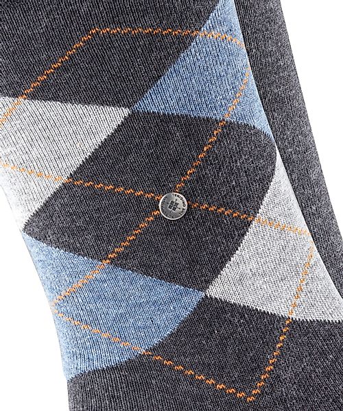 Burlington 2-er Set Socken Grau mit Argyle-Muster günstig online kaufen