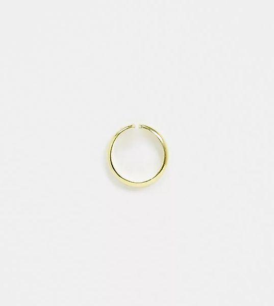 Kingsley Ryan – Minimalistischer, vergoldeter Sterlingsilber-Ohrring günstig online kaufen