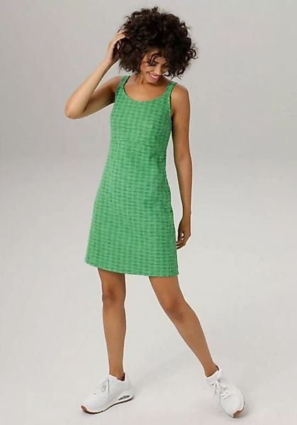 Aniston CASUAL Minikleid aus strukturiertem Jacquard mit Hahnentritt-Muster günstig online kaufen
