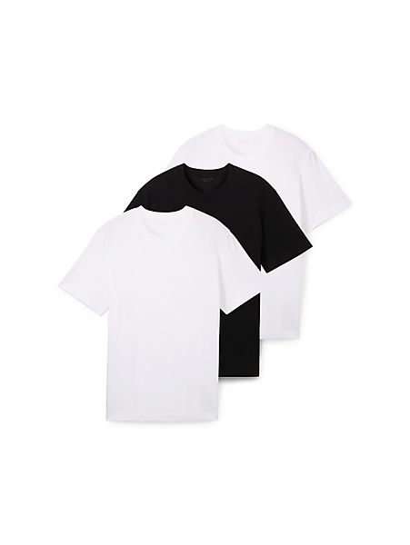 TOM TAILOR T-Shirt Packung, 3 Stk. tlg. im Dreierpack günstig online kaufen